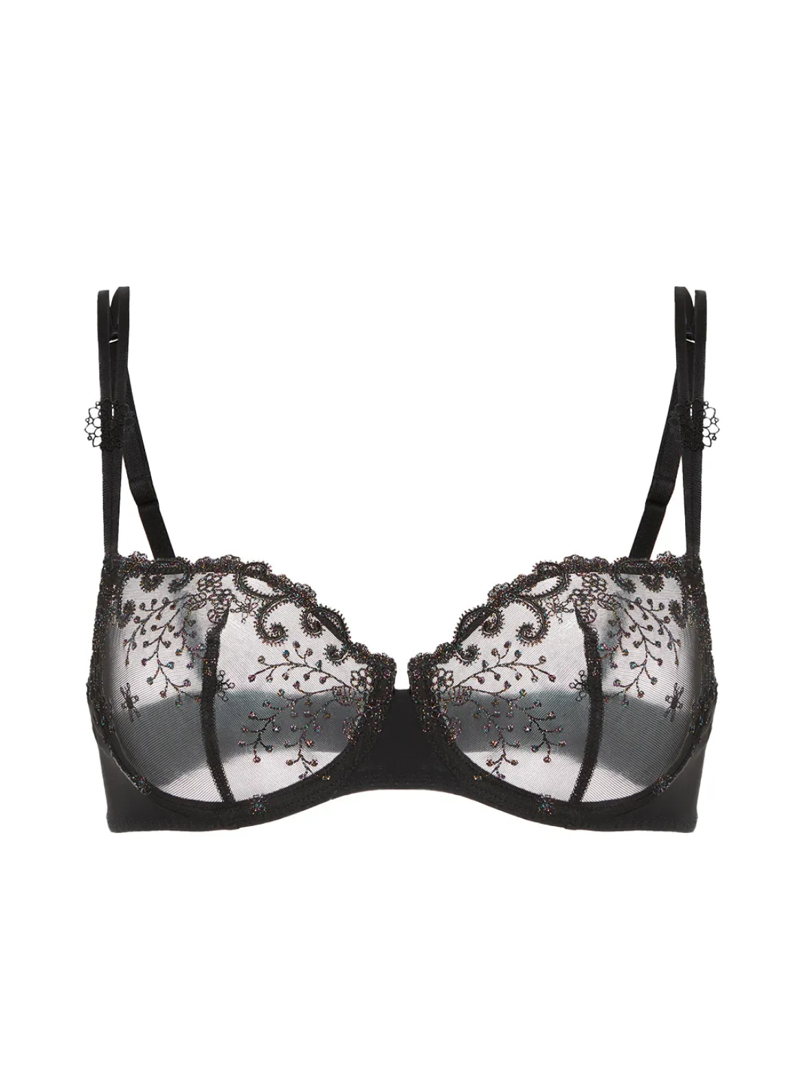Soutien-gorge corbeille - Noir Gem