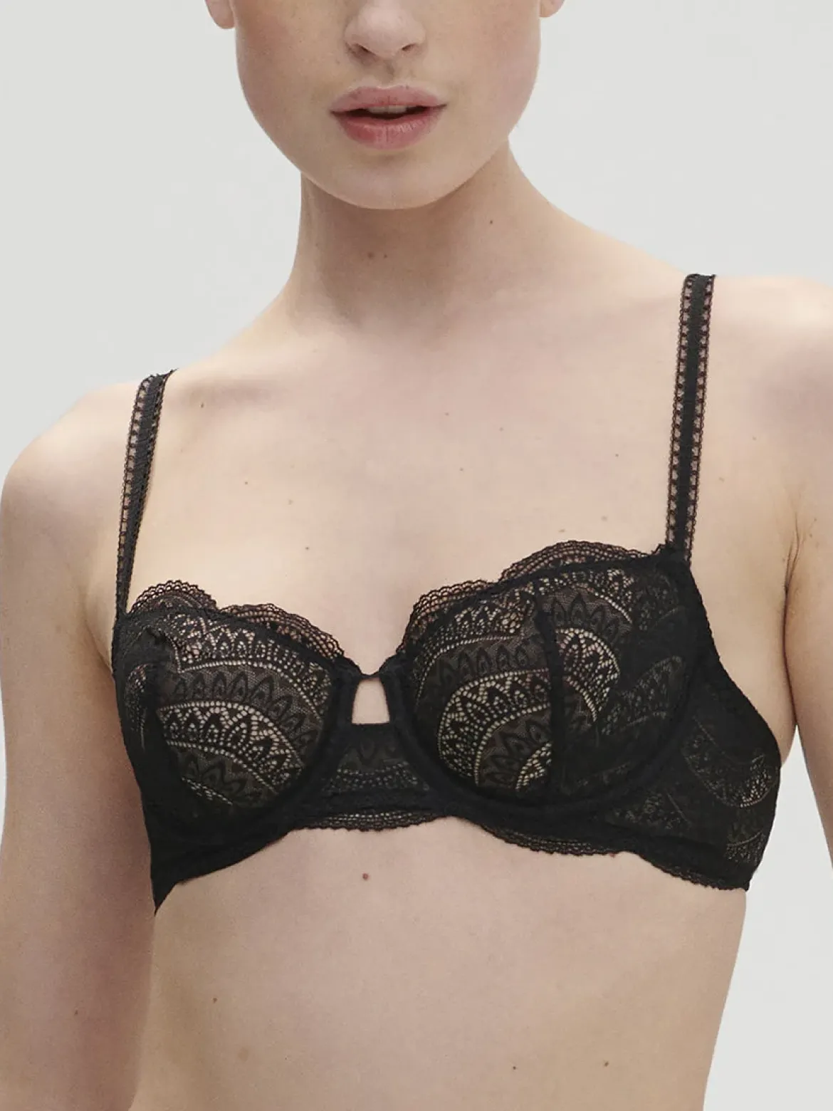 Soutien-gorge corbeille - Noir
