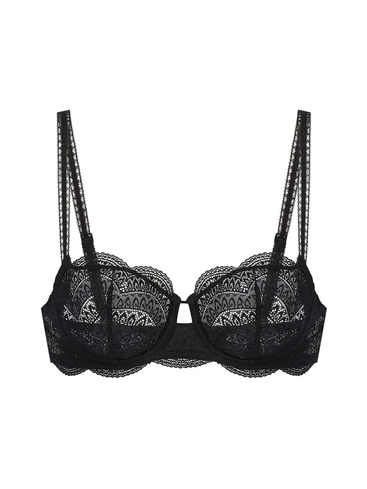 Soutien-gorge corbeille - Noir