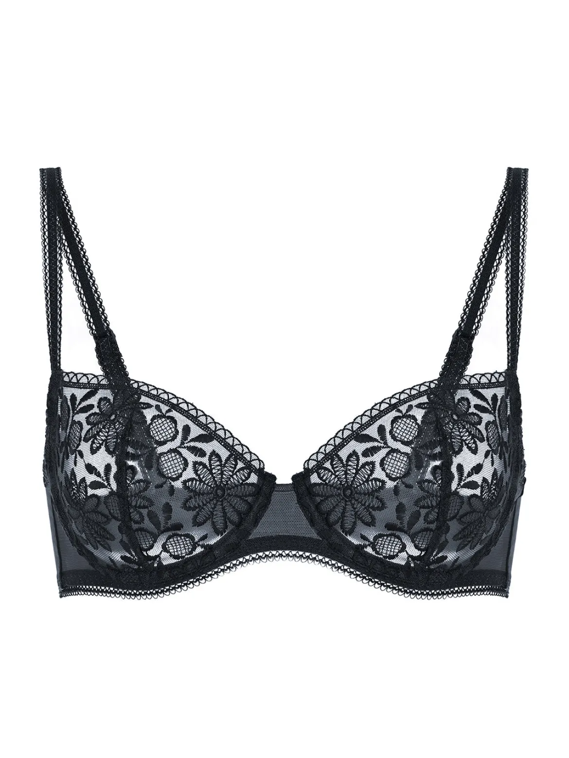 Soutien-gorge corbeille - Noir