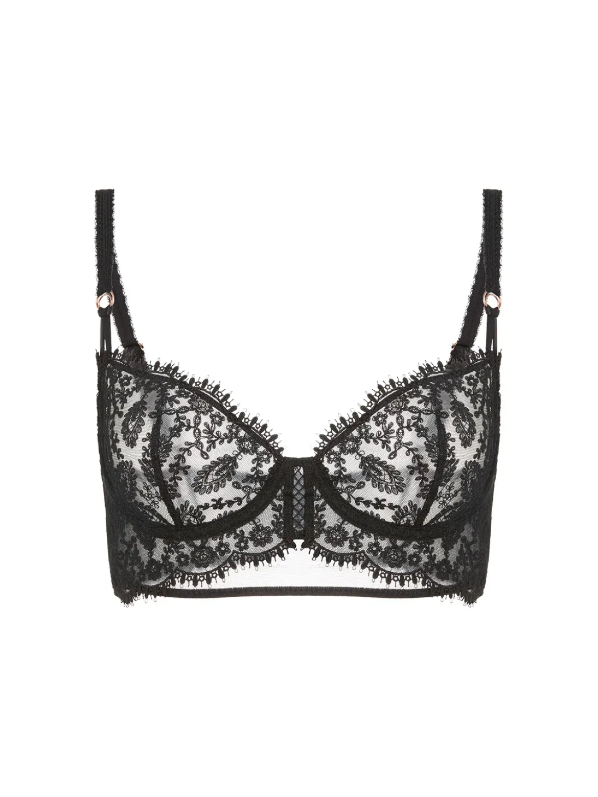 Soutien-gorge corbeille - Noir