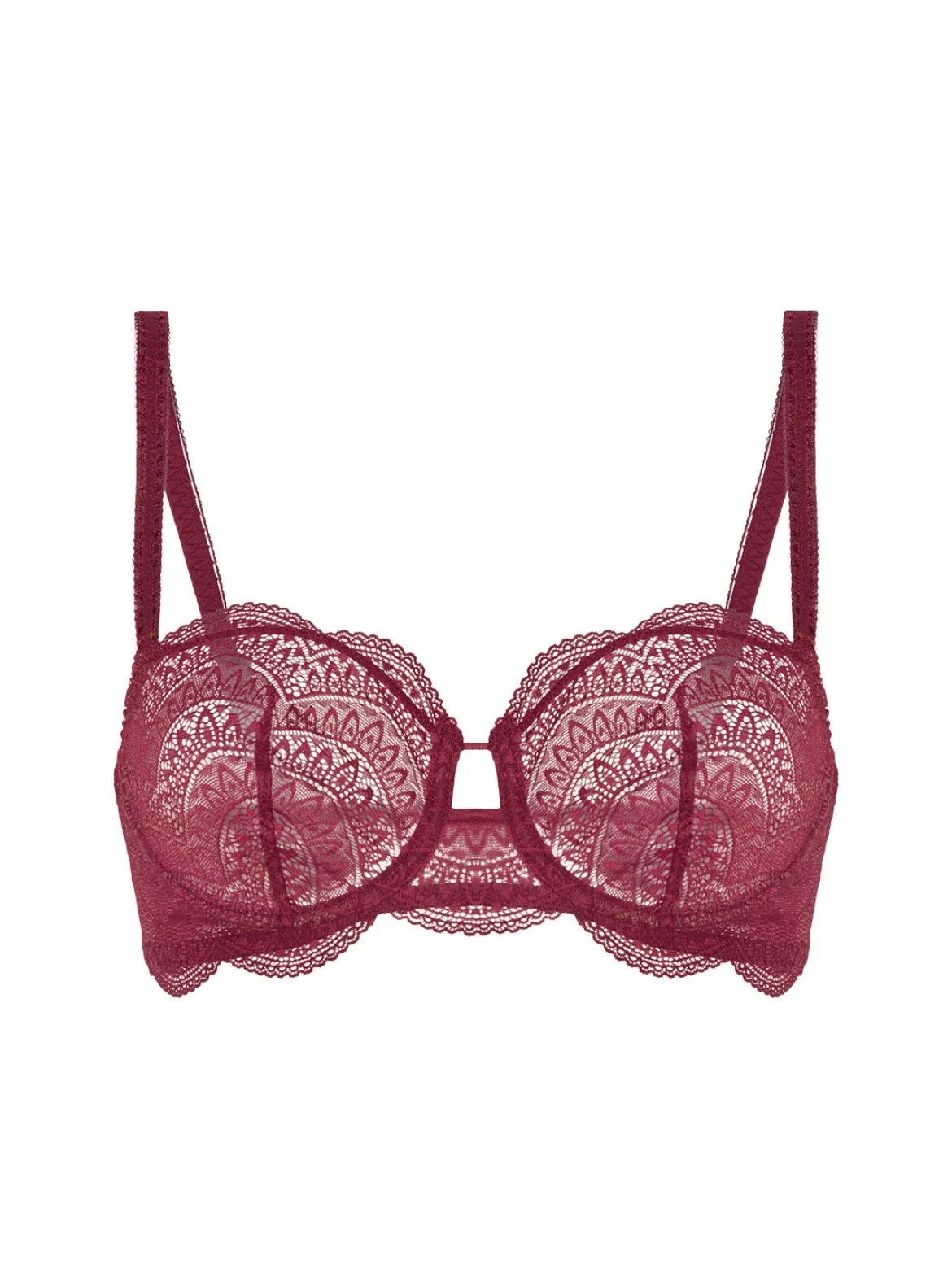 Soutien-gorge corbeille - Rouge Spinelle