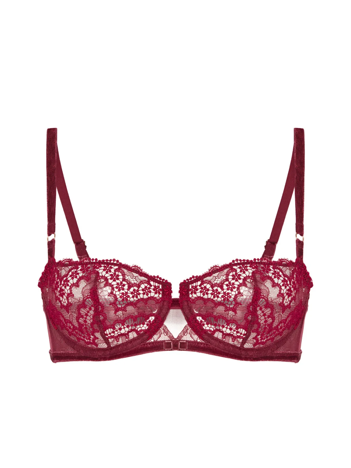 Soutien-gorge corbeille - Rouge Spinelle