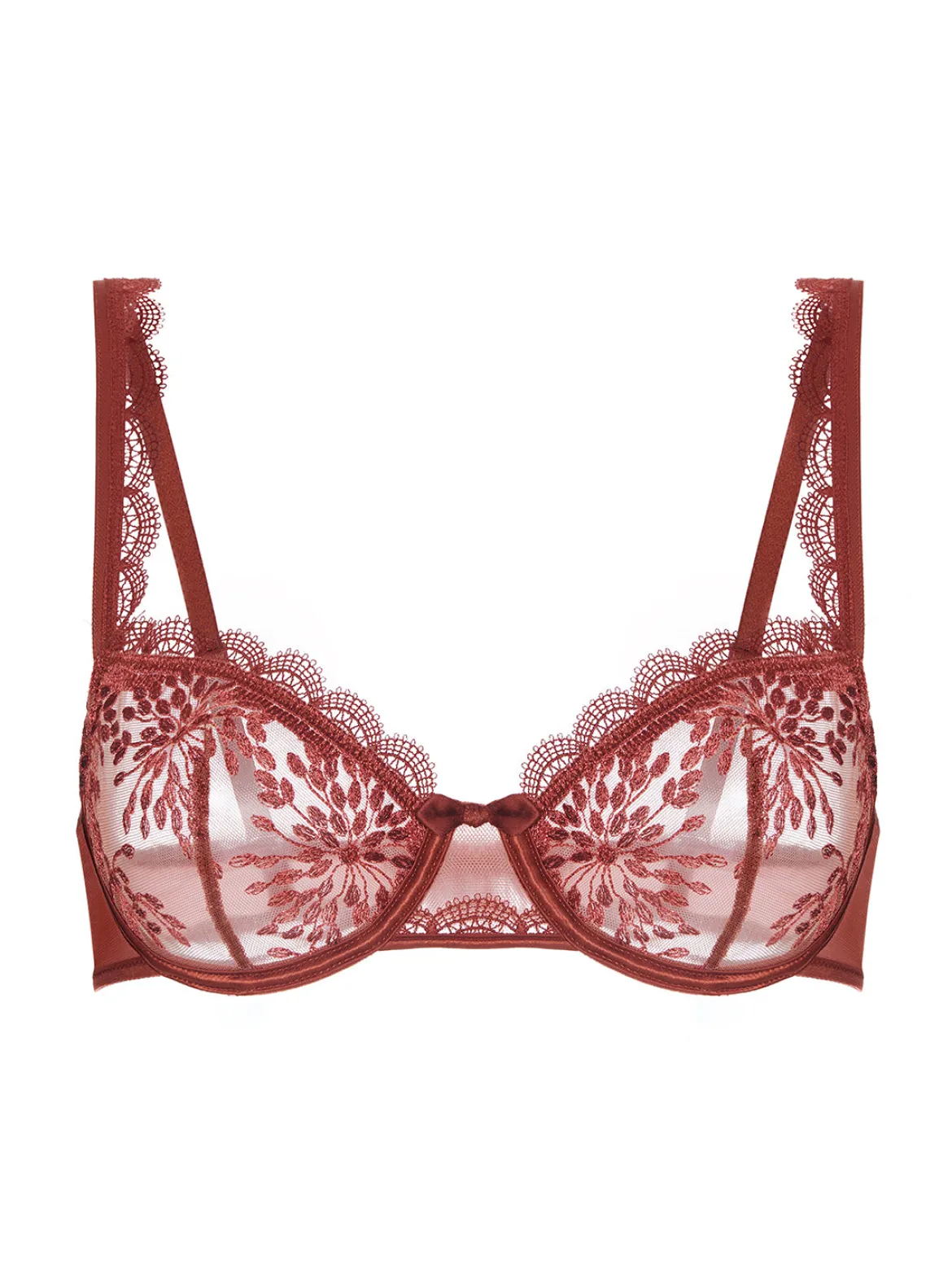 Soutien-gorge corbeille - Terre de Sienne