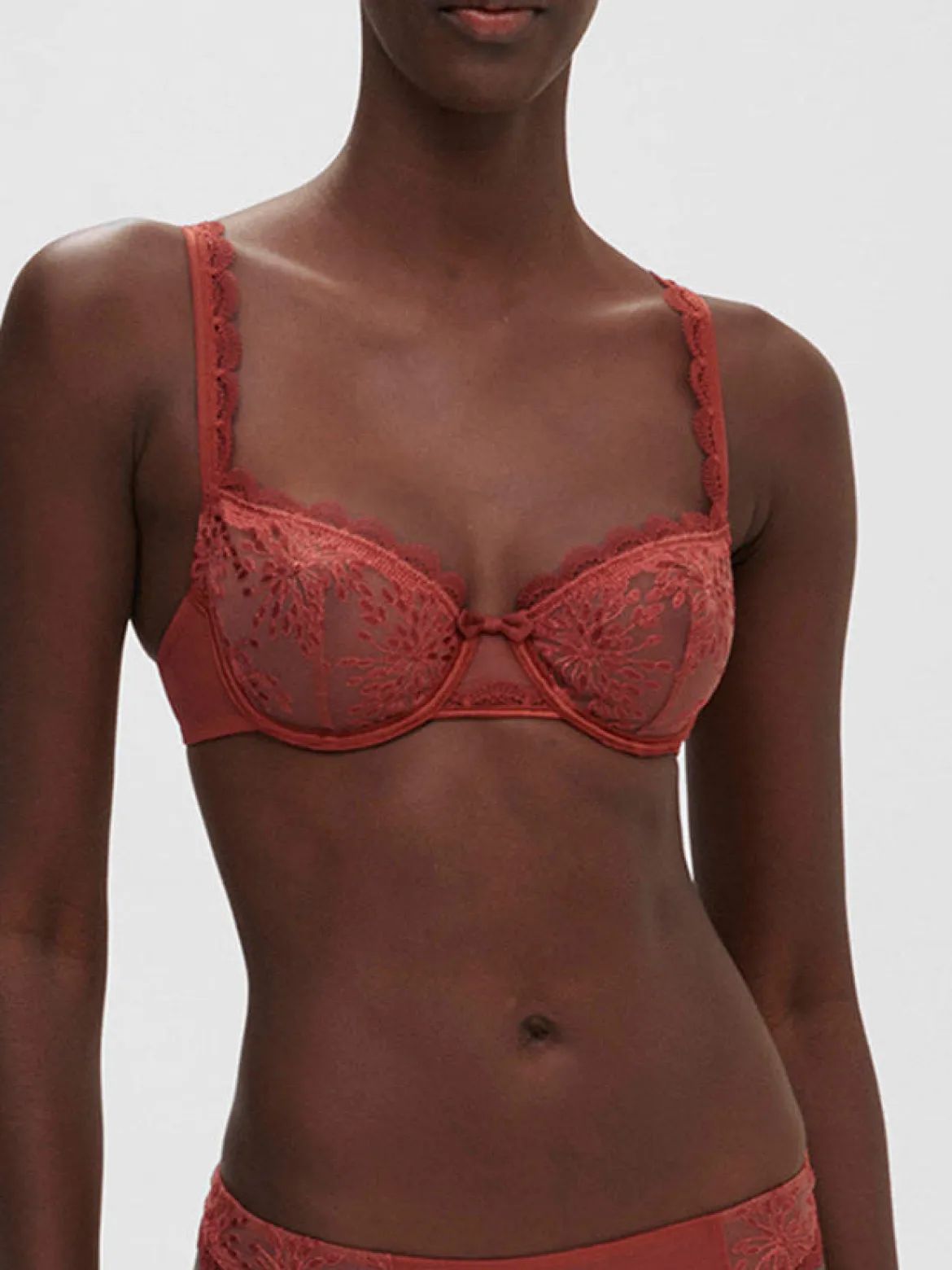 Soutien-gorge corbeille - Terre de Sienne