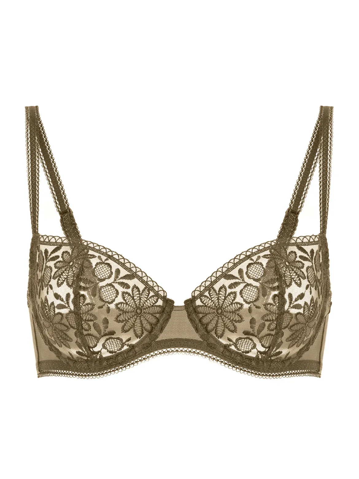 Soutien-gorge corbeille - Vert Nomade