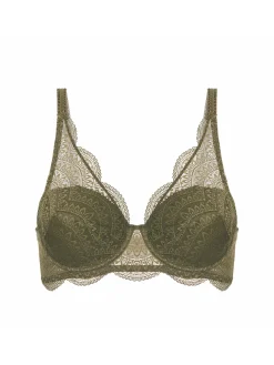 Soutien-gorge décolleté carré en spacer 3D - Vert Aventure