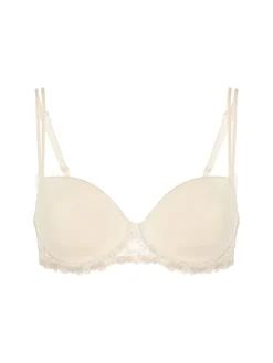 Soutien-gorge décolleté carré en spacer 3D - Beige Topaze