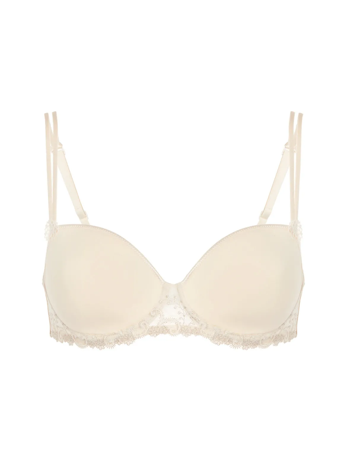 Soutien-gorge décolleté carré en spacer 3D - Beige Topaze