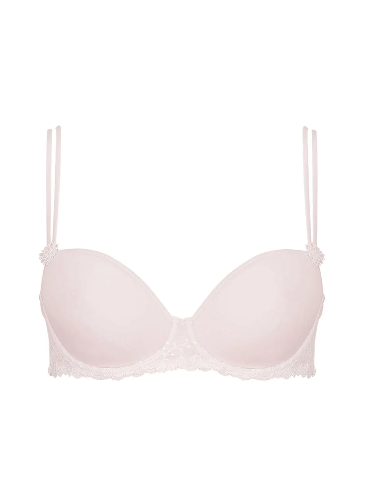Soutien-gorge décolleté carré en spacer 3D - Poudre