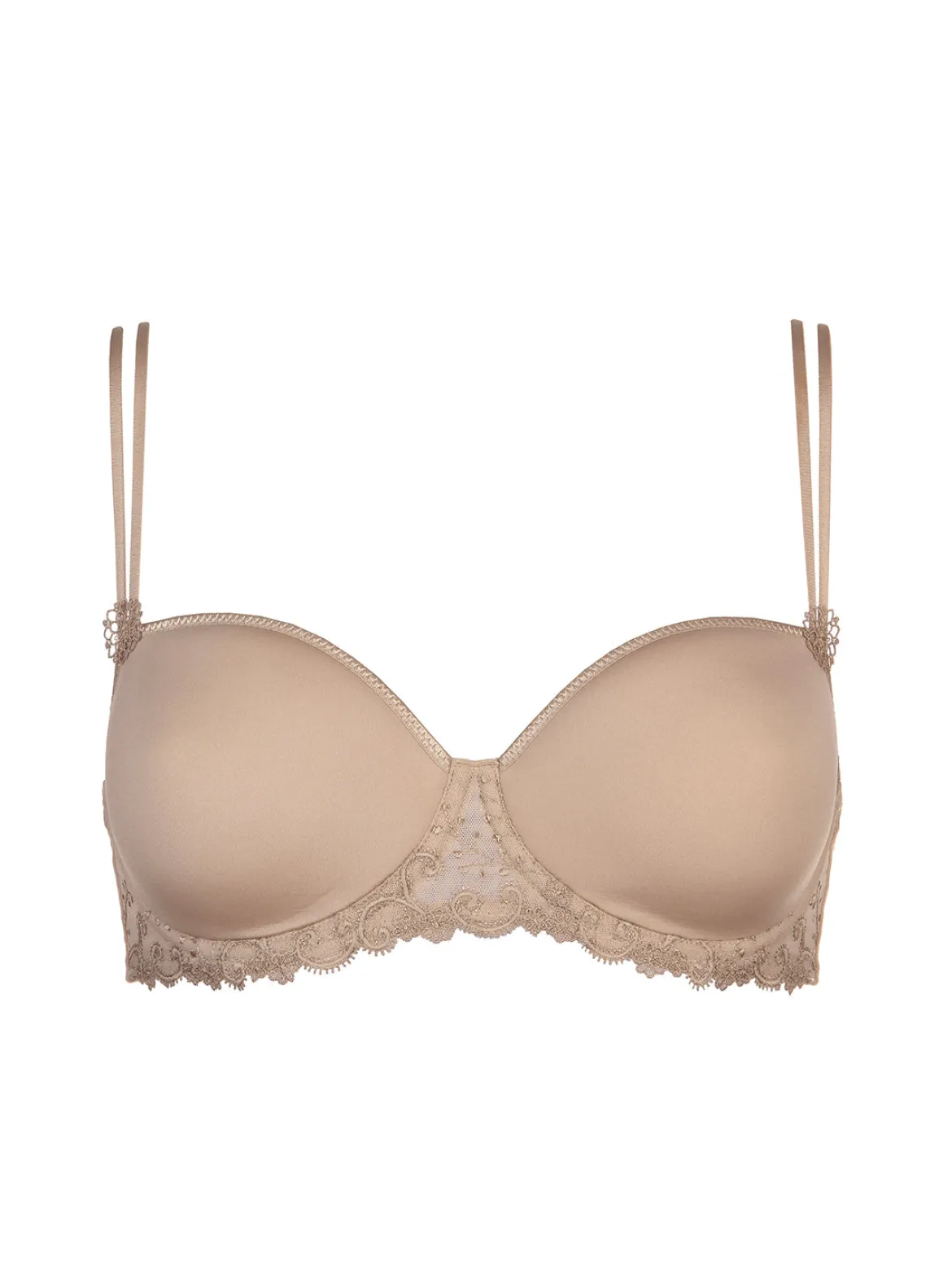 Soutien-gorge décolleté carré en spacer 3D - Peau