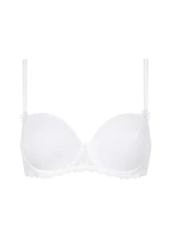 Soutien-gorge décolleté carré en spacer 3D - Blanc