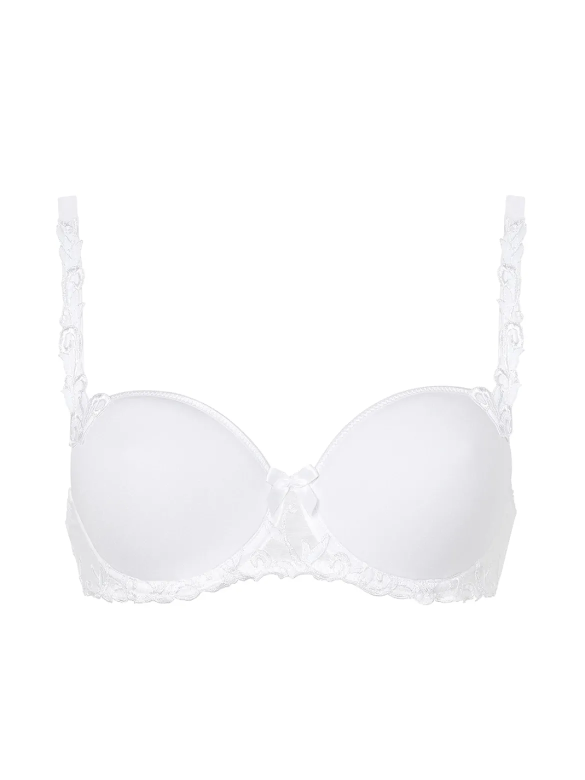 Soutien-gorge décolleté carré en spacer 3D - Blanc