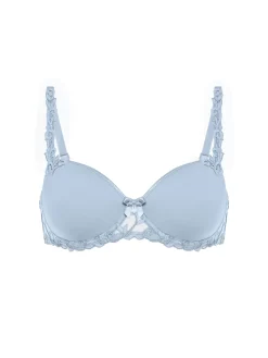 Soutien-gorge décolleté carré en spacer 3D - Bleu Rêve