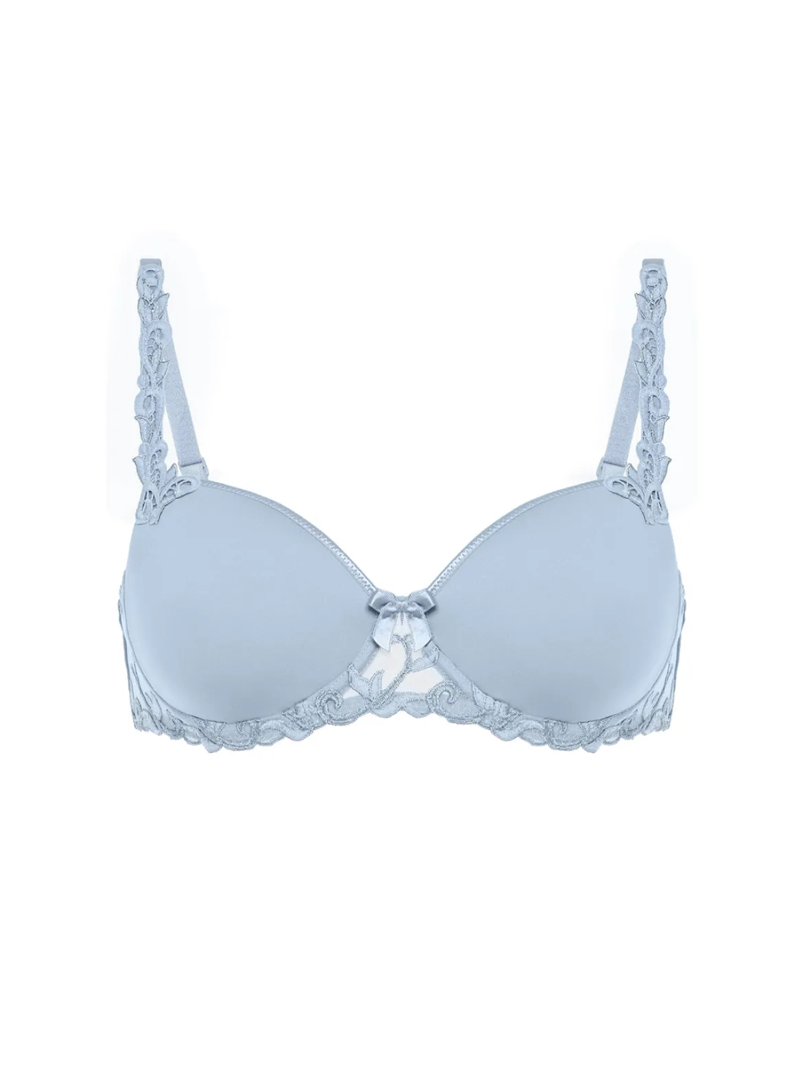 Soutien-gorge décolleté carré en spacer 3D - Bleu Rêve