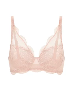 Soutien-gorge décolleté carré en spacer 3D - Peau Rosée