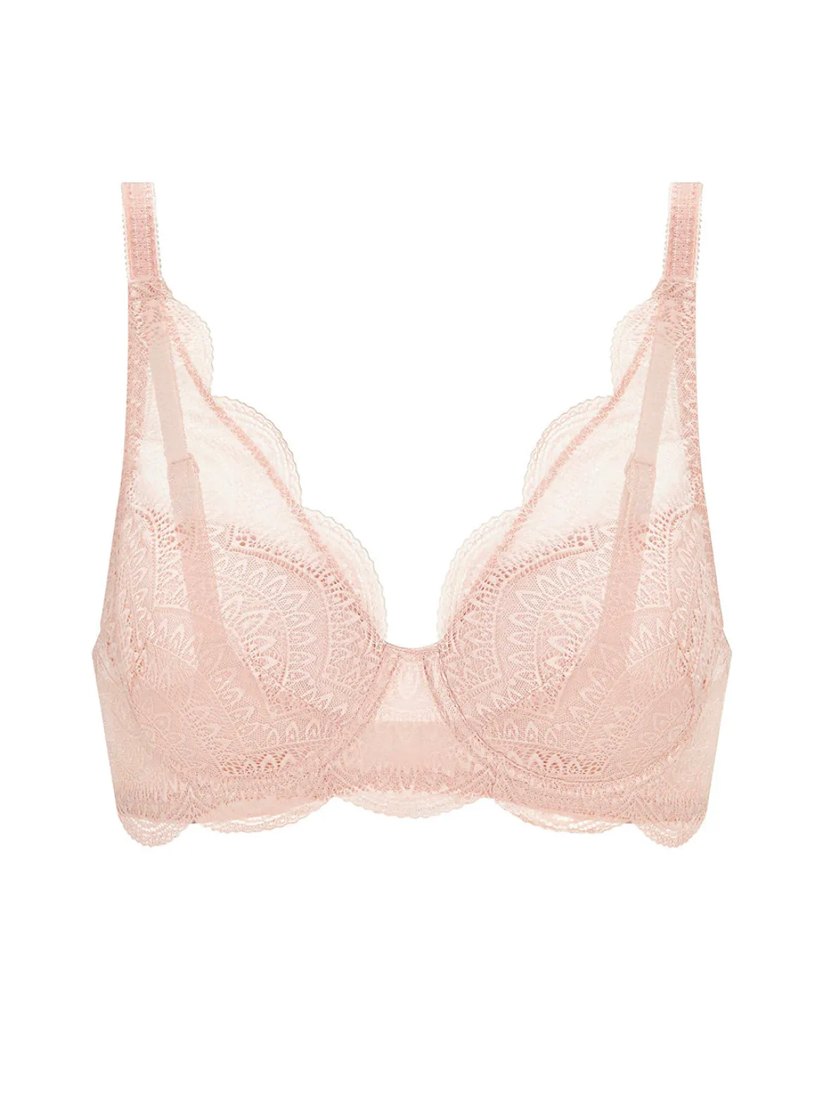 Soutien-gorge décolleté carré en spacer 3D - Peau Rosée