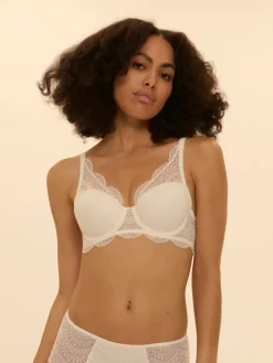 Soutien-gorge décolleté carré en spacer 3D - Naturel