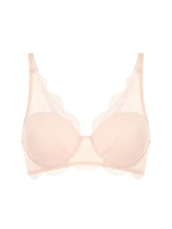 Soutien-gorge décolleté carré en spacer 3D - Poudre pétale