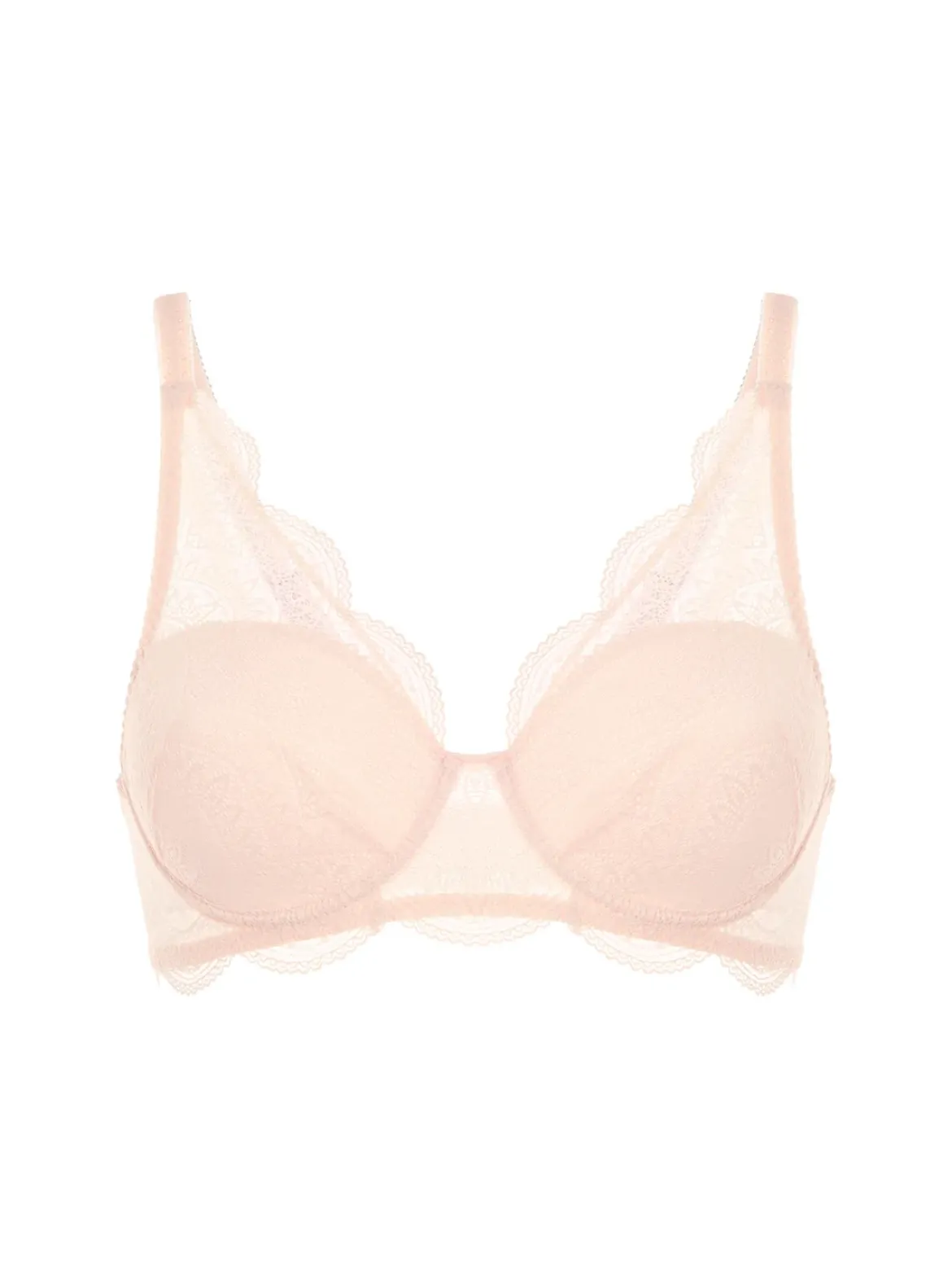 Soutien-gorge décolleté carré en spacer 3D - Poudre pétale