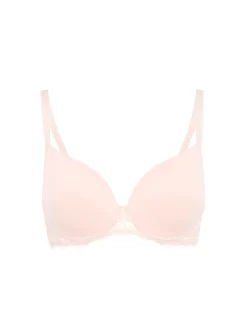 Soutien-gorge emboitant décolleté plongeant en spacer 3D - Poudre