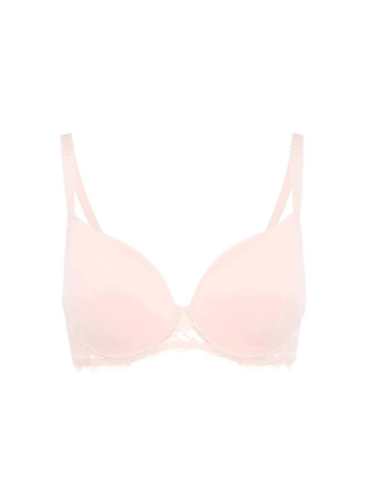 Soutien-gorge emboitant décolleté plongeant en spacer 3D - Poudre
