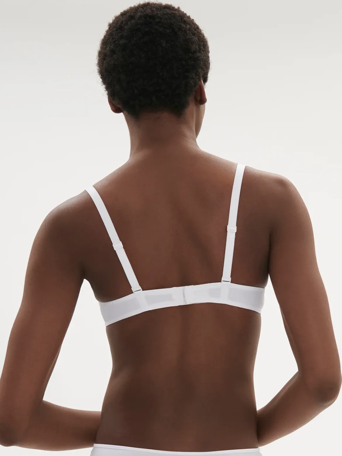 Soutien-gorge push-up décolleté plongeant - Blanc