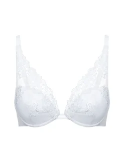 Soutien-gorge push-up décolleté plongeant - Blanc