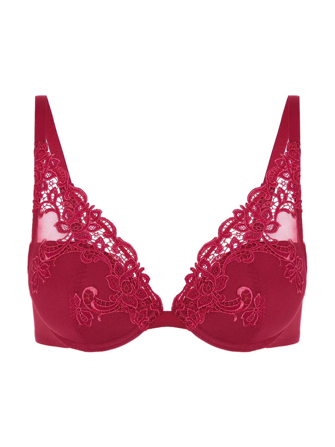Soutien-gorge push-up décolleté plongeant - Lipstick