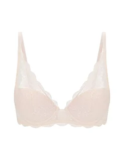 Soutien-gorge push-up décolleté plongeant - Rose sakura
