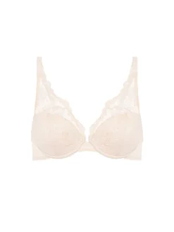 Soutien-gorge push-up décolleté plongeant - Rose sakura