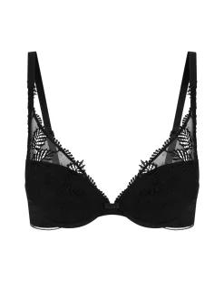 Soutien-gorge push-up triangle - Noir