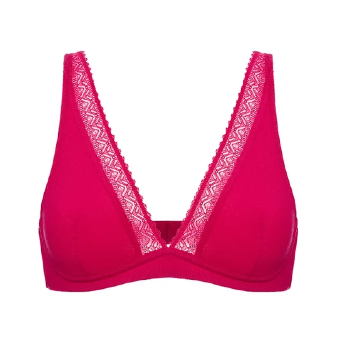 Soutien-gorge sans-armatures structuré - Fuschia