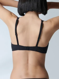 Soutien-gorge sans-armatures structuré - Noir