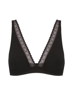 Soutien-gorge sans-armatures structuré - Noir