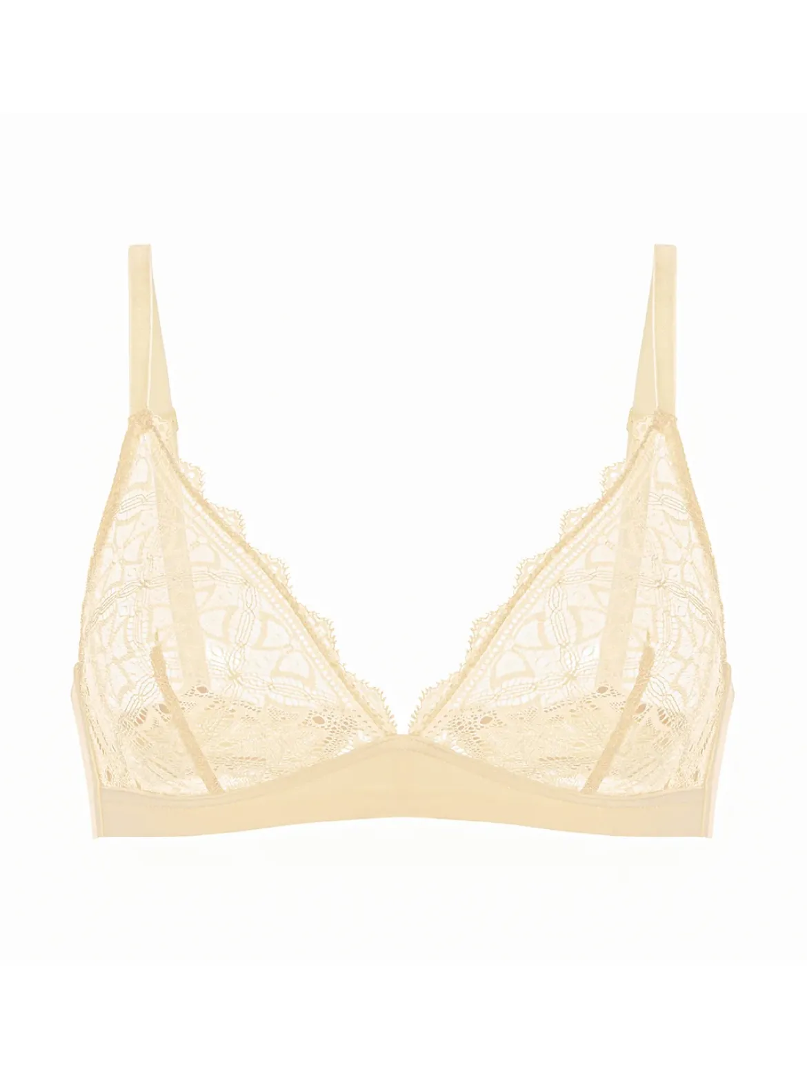 Soutien-gorge sans-armatures structuré - Vanille