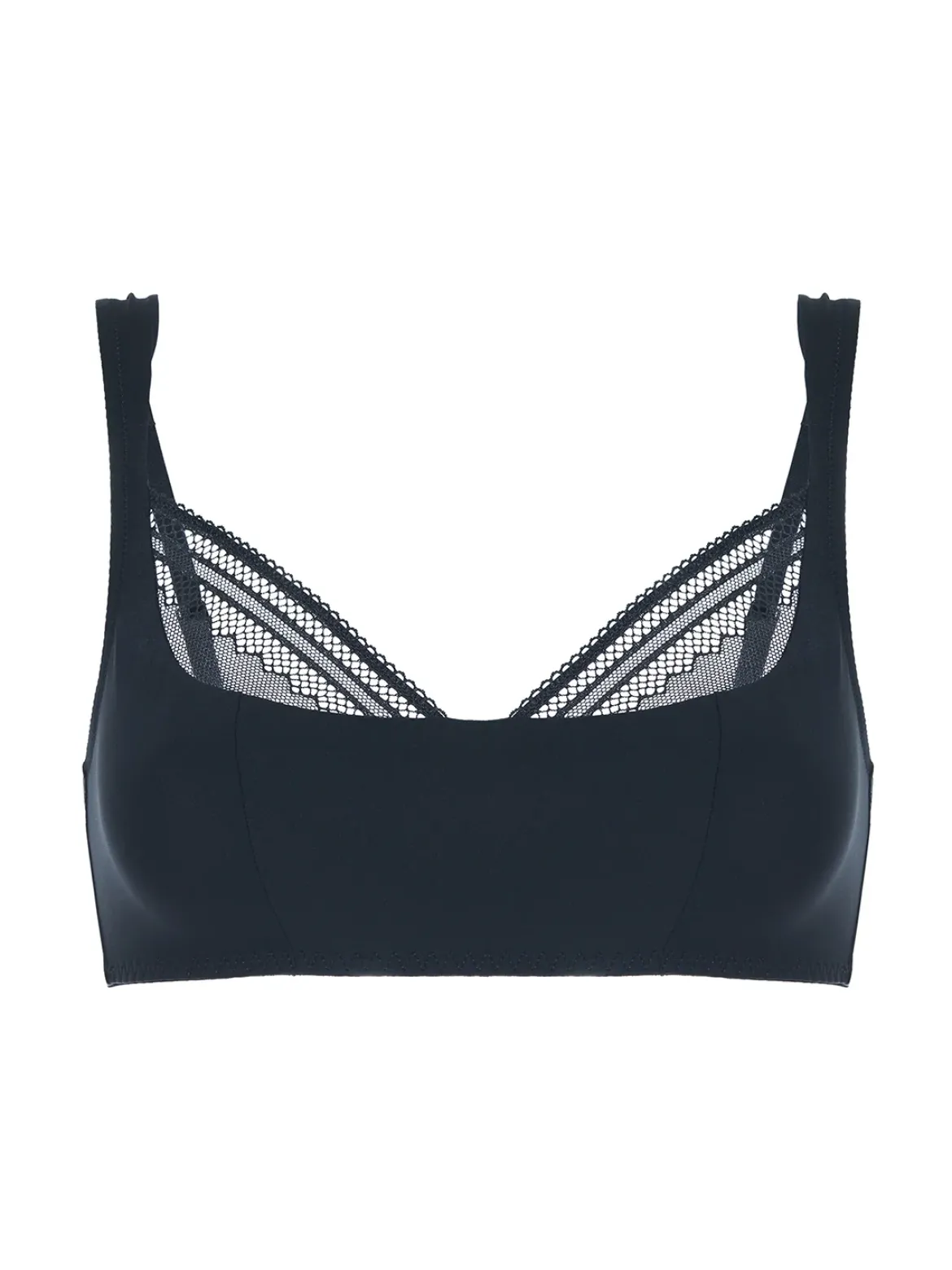 Soutien-gorge sans-armatures structuré - Noir