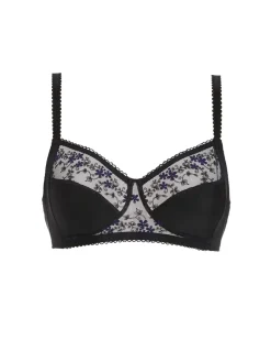 Soutien-gorge sans-armatures structuré - Noir