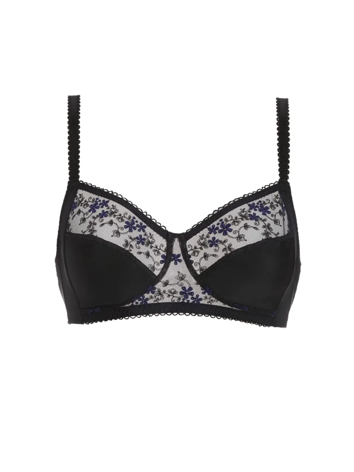 Soutien-gorge sans-armatures structuré - Noir