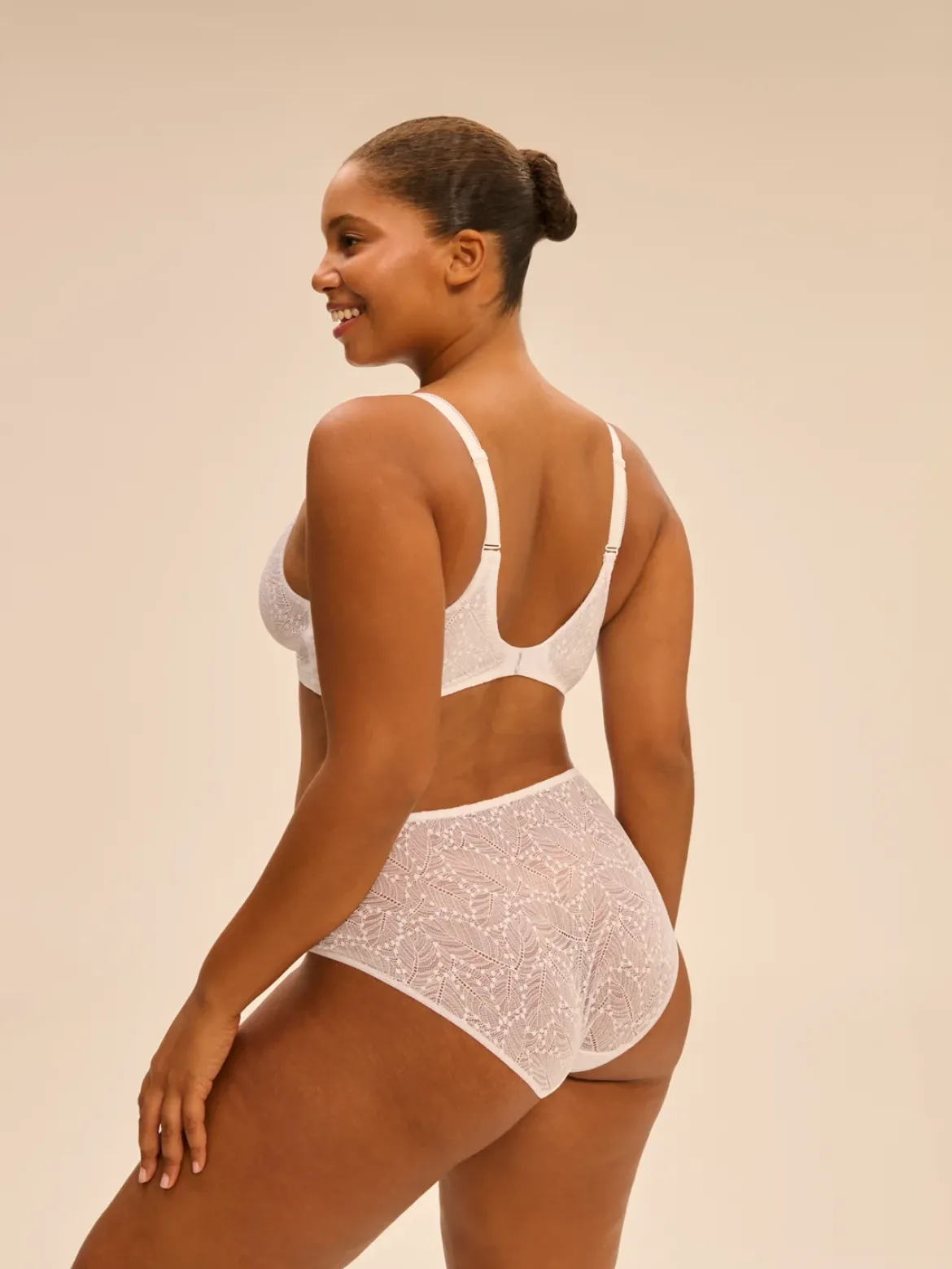 Soutien-gorge sans-armatures structuré - Blanc