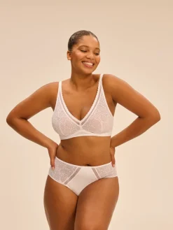 Soutien-gorge sans-armatures structuré - Blanc