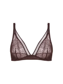 Soutien-gorge sans armatures structuré - Brun Foncé