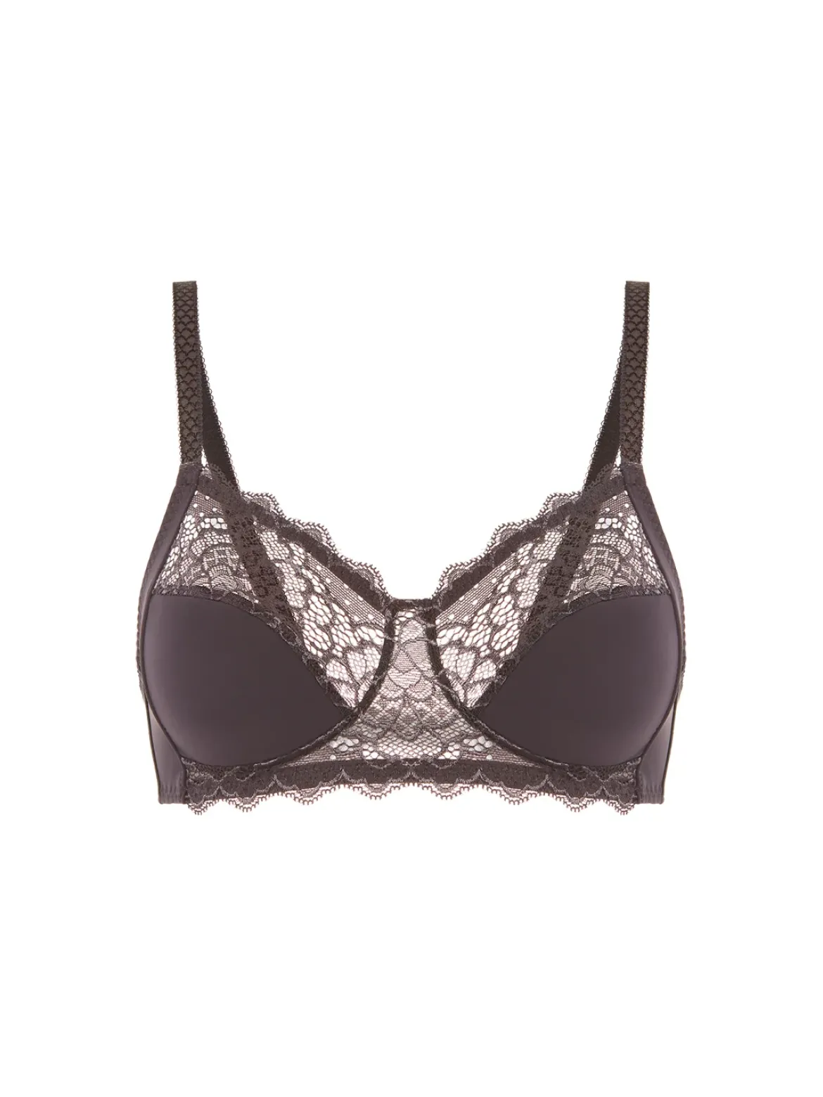 Soutien-gorge sans armatures structuré - Gris Graphite