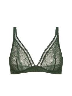 Soutien-gorge sans-armatures structuré - Vert Icône