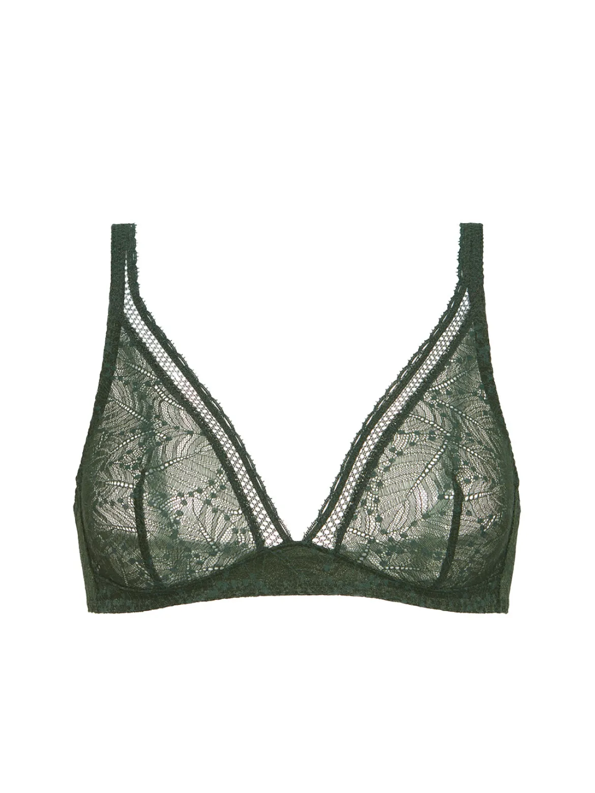 Soutien-gorge sans-armatures structuré - Vert Icône