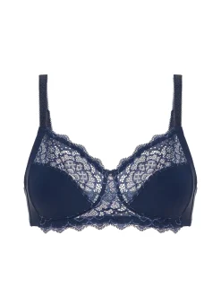 Soutien-gorge sans-armatures structuré - Encre