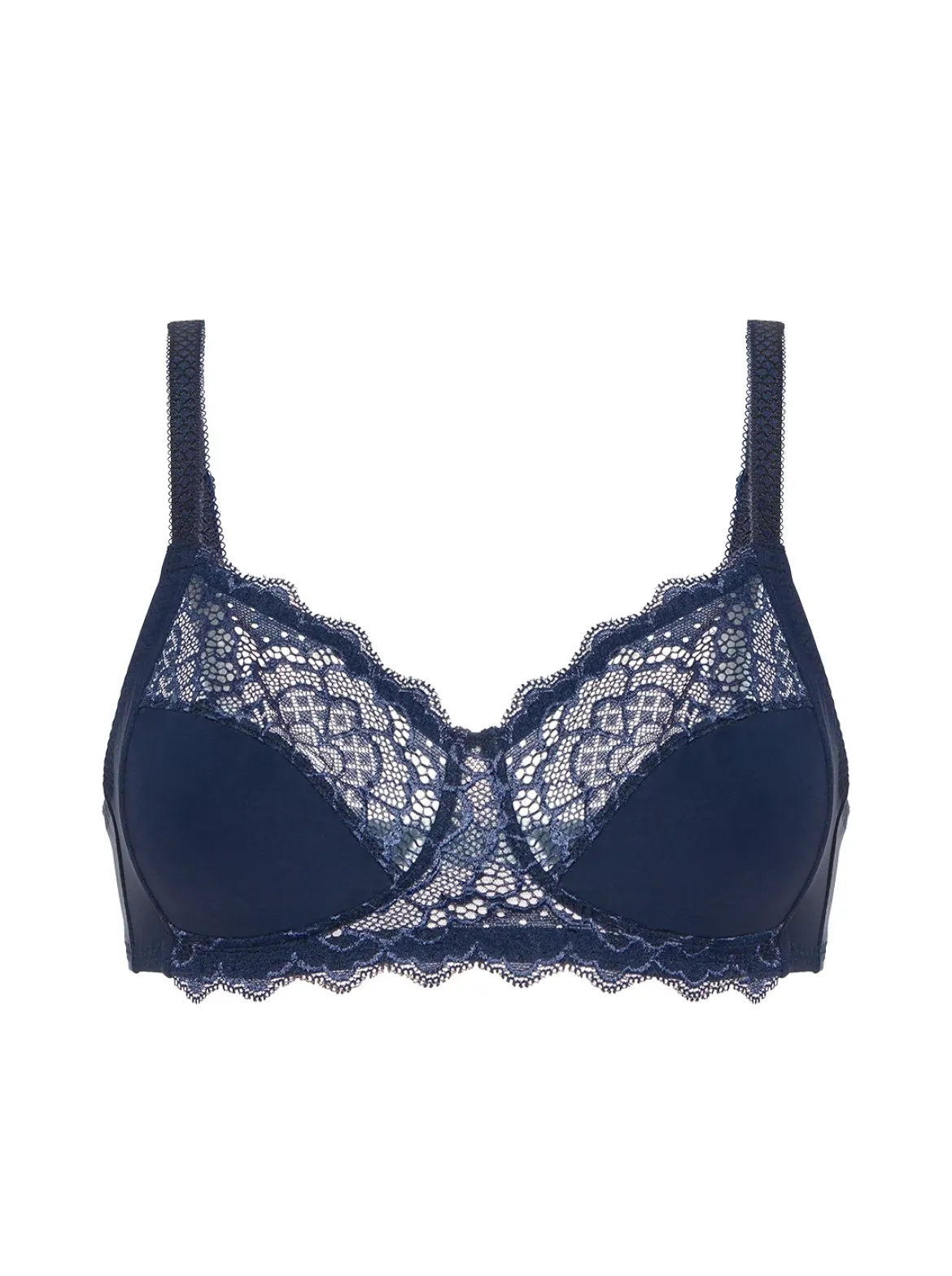 Soutien-gorge sans-armatures structuré - Encre