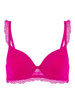 Soutien-gorge spacer décolleté plongeant - Rose Hibiscus