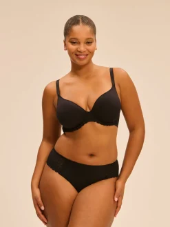 Soutien-gorge spacer décolleté plongeant - Noir