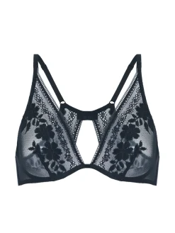 Soutien-gorge triangle avec armatures - Noir